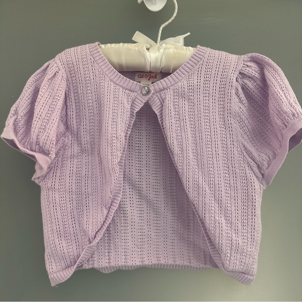 Lilac Kids Cardigan-Cat & Jack